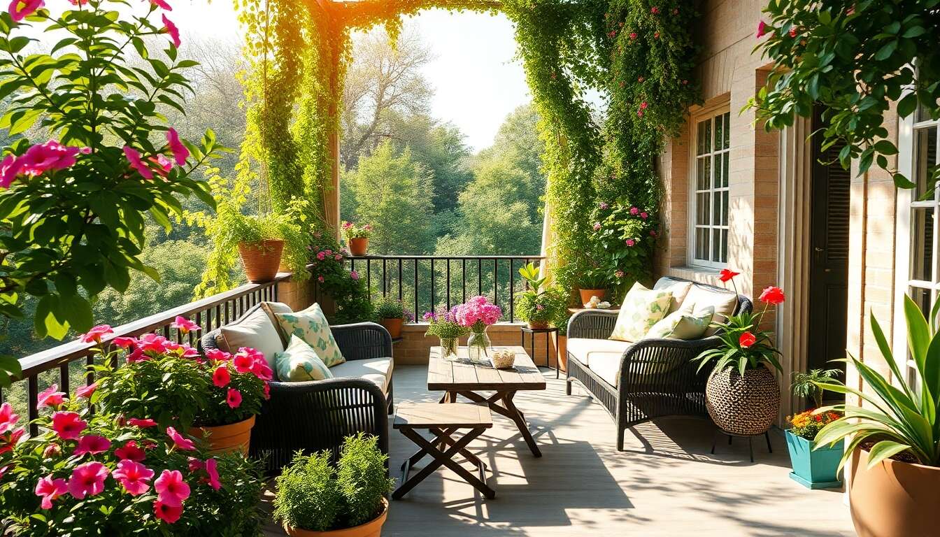 Que faire sur un balcon ou une terrasse en juin ?