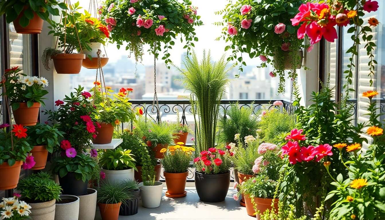 Choisir les plantes adapt&eacute;es &agrave; votre terrasse ou balcon
