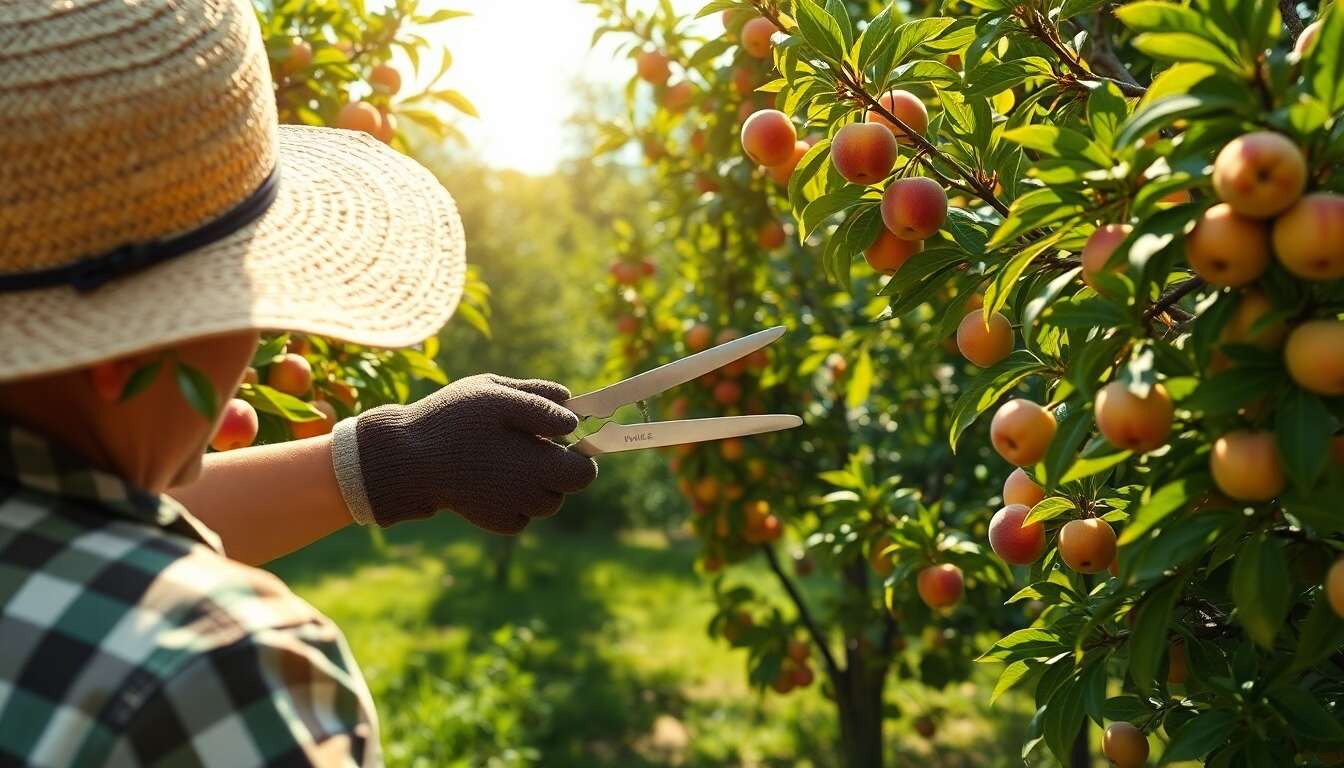 Comment entretenir et tailler les fruitiers du jardin en juin ?