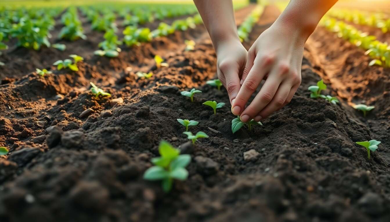 Semer dans un sol bien pr&eacute;par&eacute; et expos&eacute;