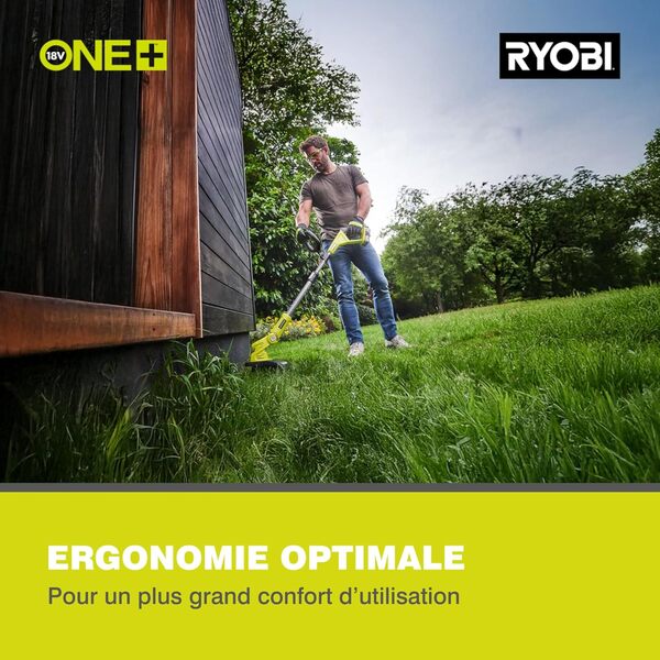 Ryobi- Coupe-Bordures/Dresse-Bordures 18V One+™ - 25/30 cm (1 x 2 Ah) - RLT183220S