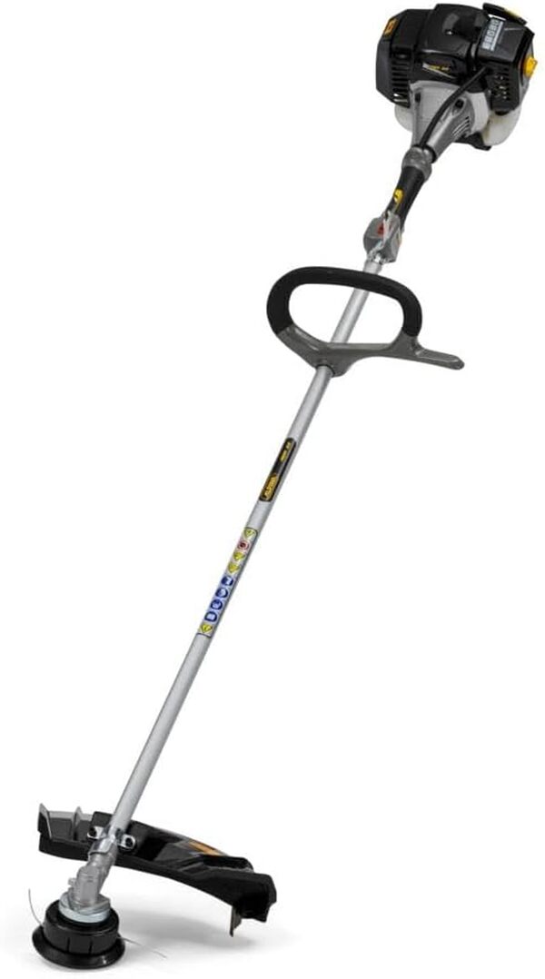 Alpina Débroussailleuse Thermique ABR 32, Moteur Deux Temps 32,6 CC, 900 W, Largeur de Coupe 43 cm, Tête à Double Fil en Nylon et Lames 3 Dents, Harnais Inclus