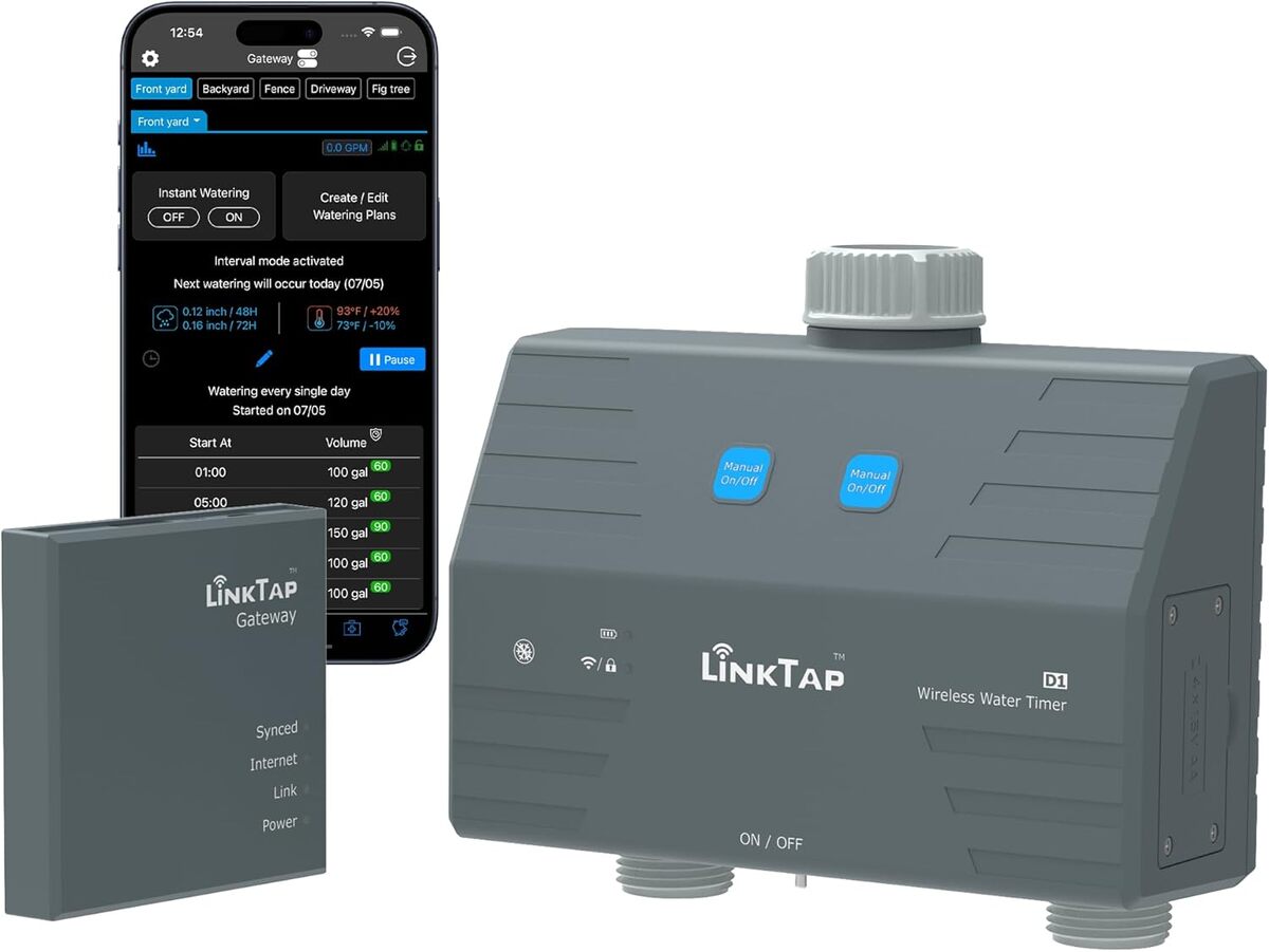 Test : linktap D1, programmateur d'arrosage intelligent à 2 zones