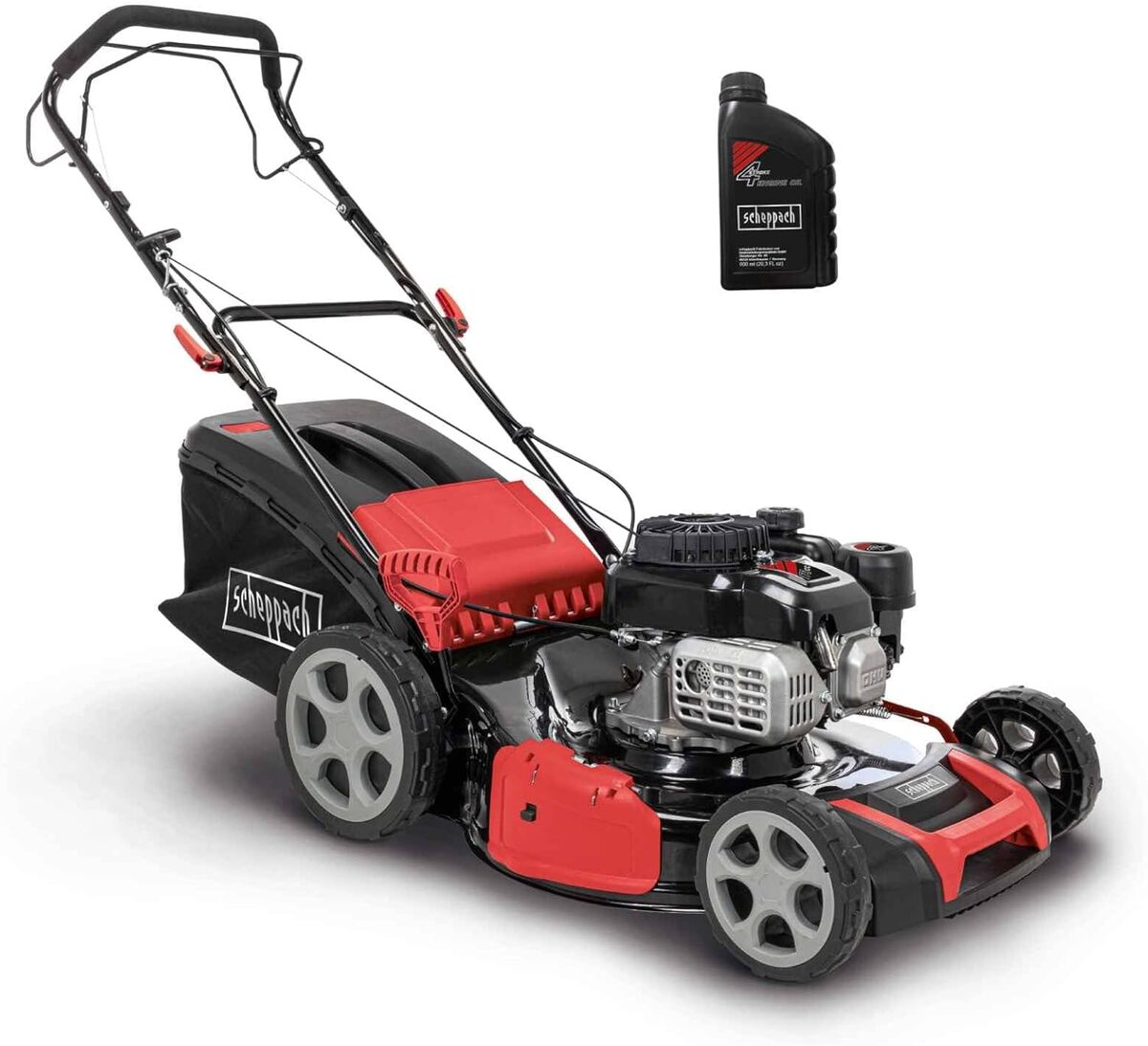 Test : tondeuse thermique Scheppach MS180-51, puissance et précision