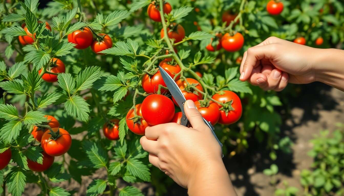 Comment réussir la taille des tomates au potager ?