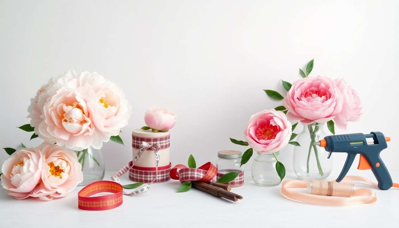 Créer de Magnifiques Bouquets de Pivoines
