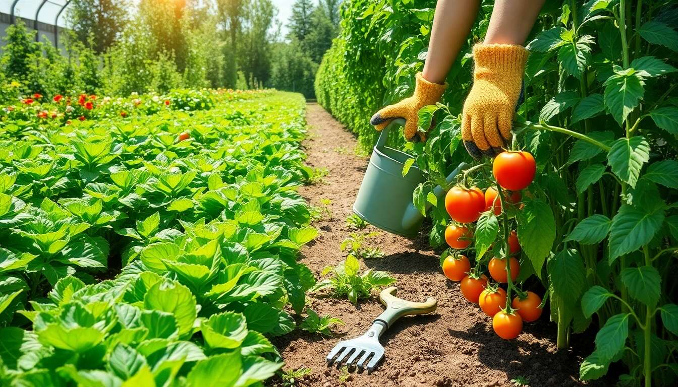 Que faire au potager en juillet ?
