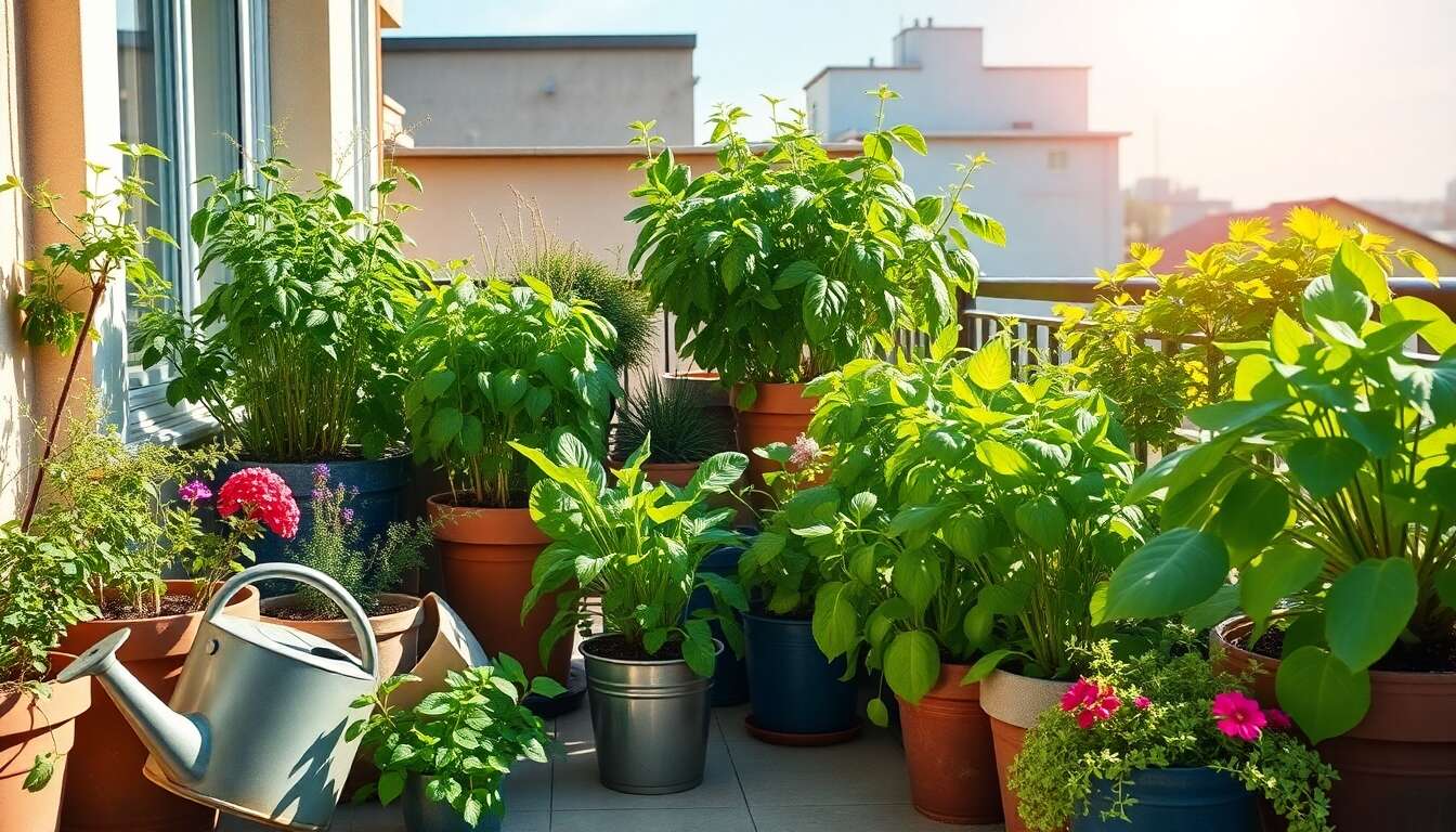 Soins des plantes sur terrasse et balcon en juillet : conseils pratiques