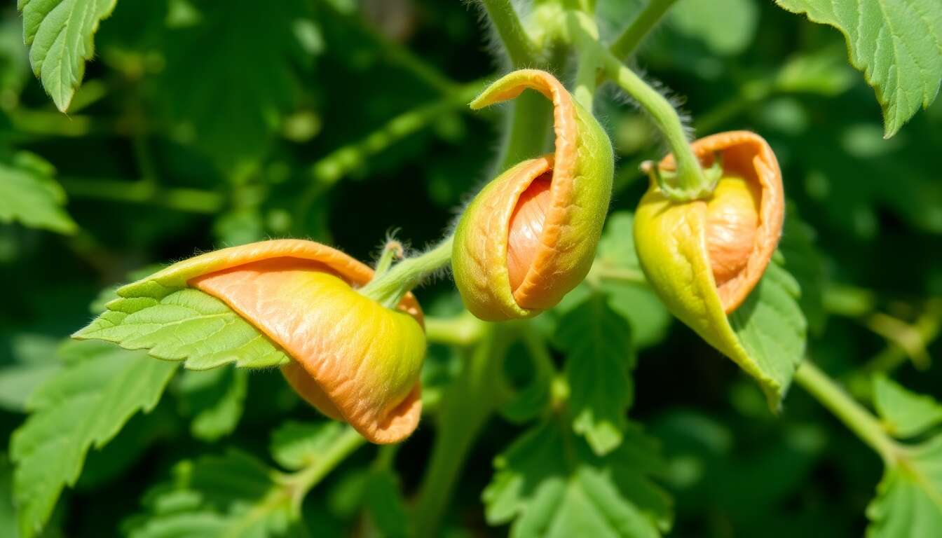 Causes courantes de l'enroulement des feuilles de tomates