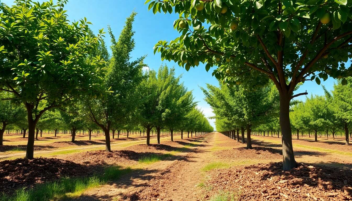 Utilisation du paillage pour conserver l'humidit&eacute;