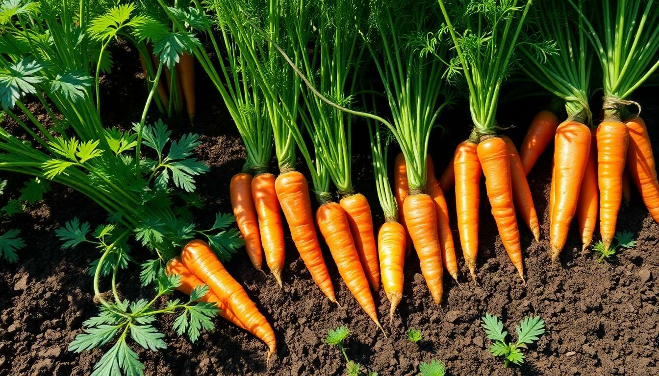 Vari&eacute;t&eacute;s de carottes recommand&eacute;es en biodynamie