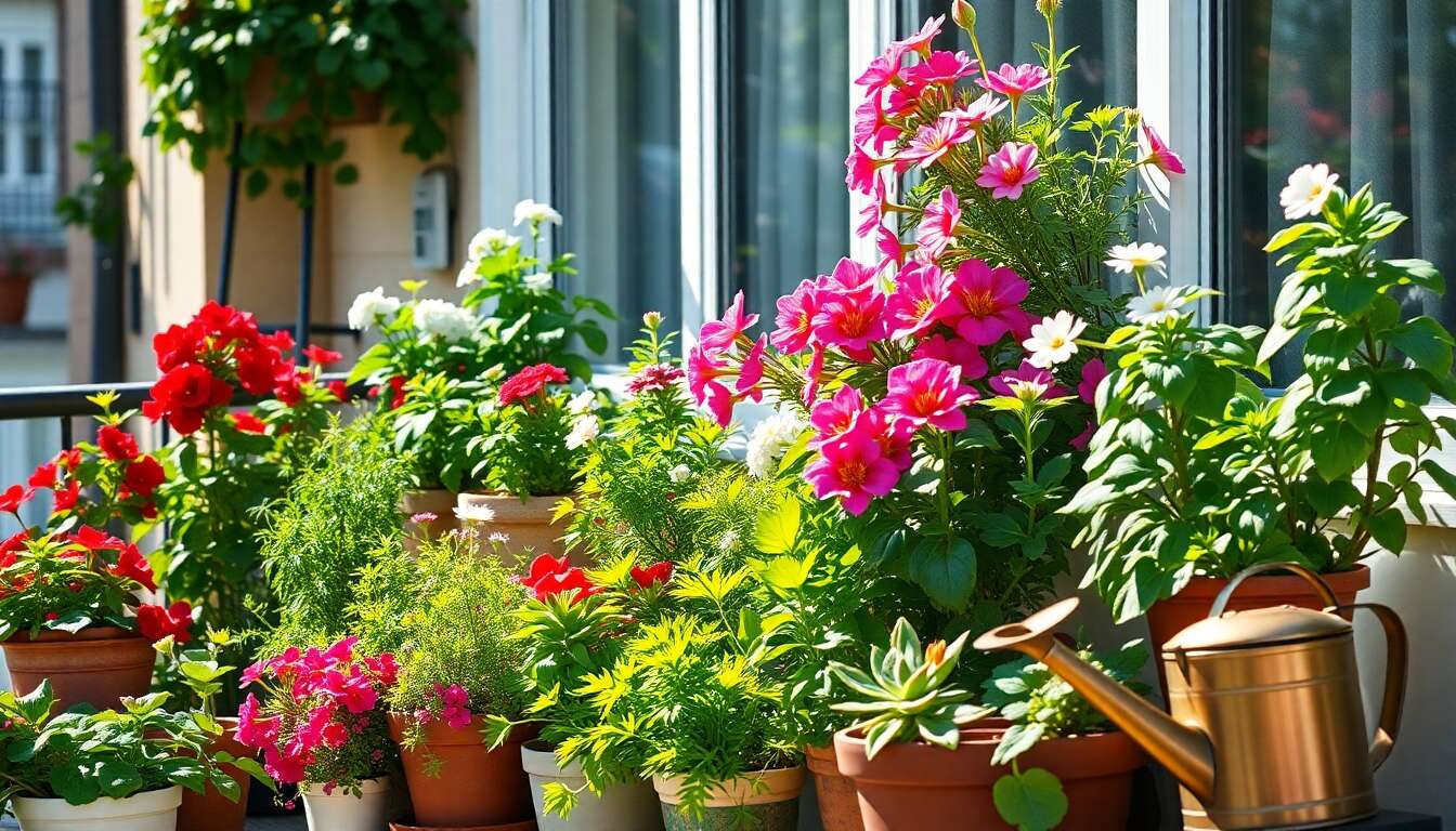 Conseils pour entretenir les plantes en jardinière l'été