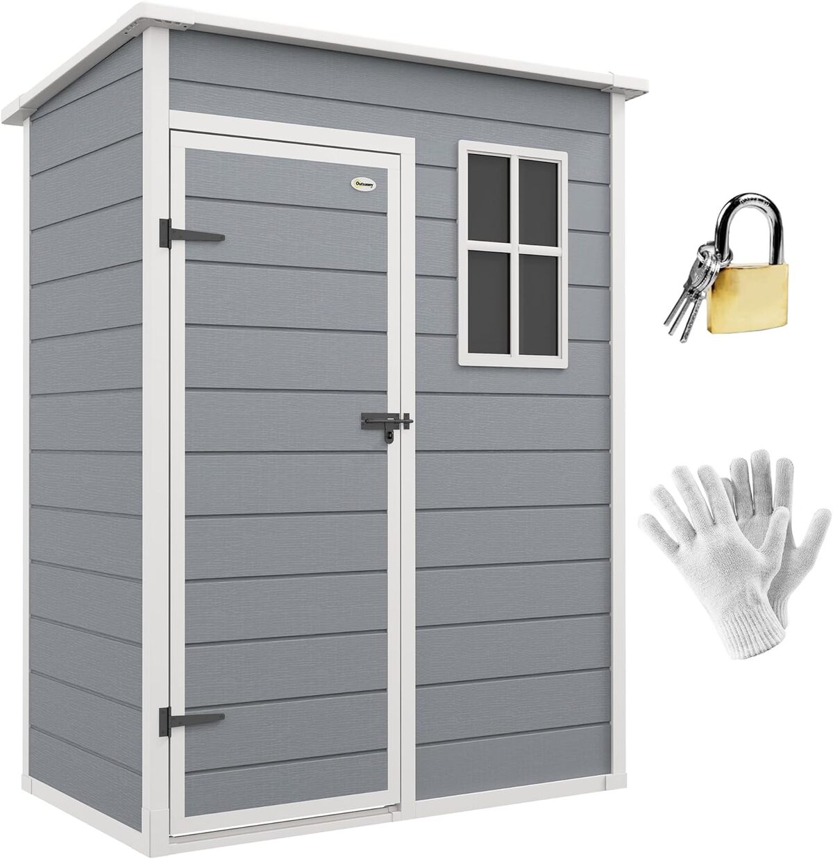 Test de l'abri de jardin gris Outsunny 1, 14 m² : fonctionnalité et design