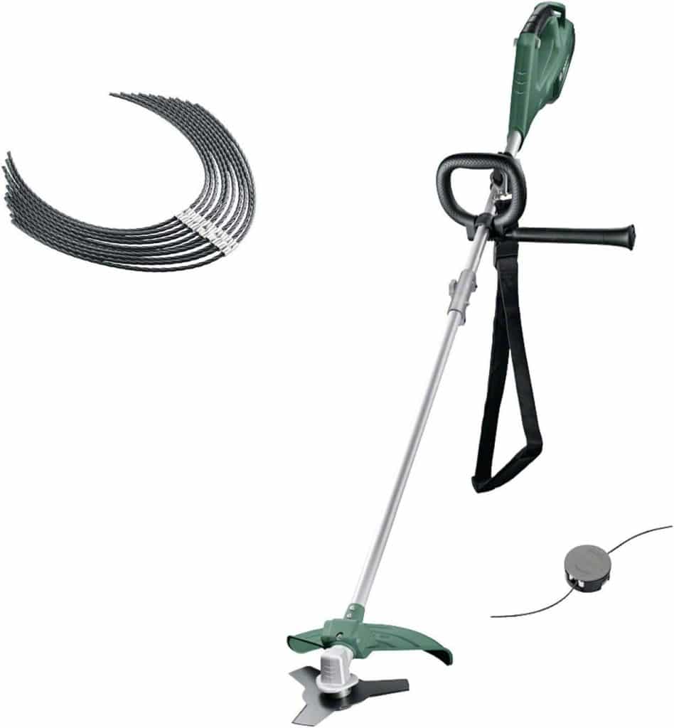 Test débroussailleuse Bosch AFS 23-37 (1000W) et fil ultra-résistant