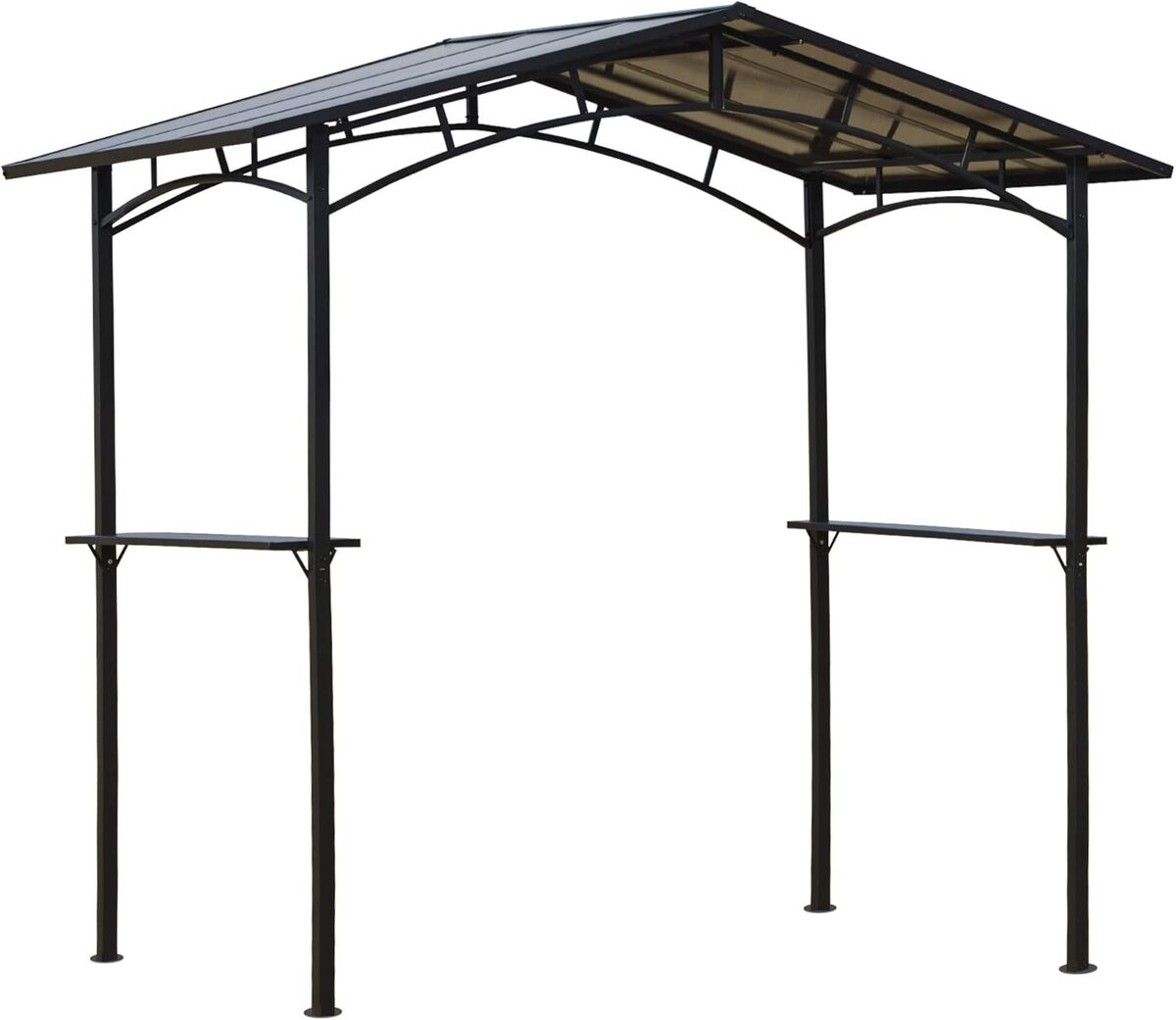 Test : pavillon barbecue Outsunny en métal noir