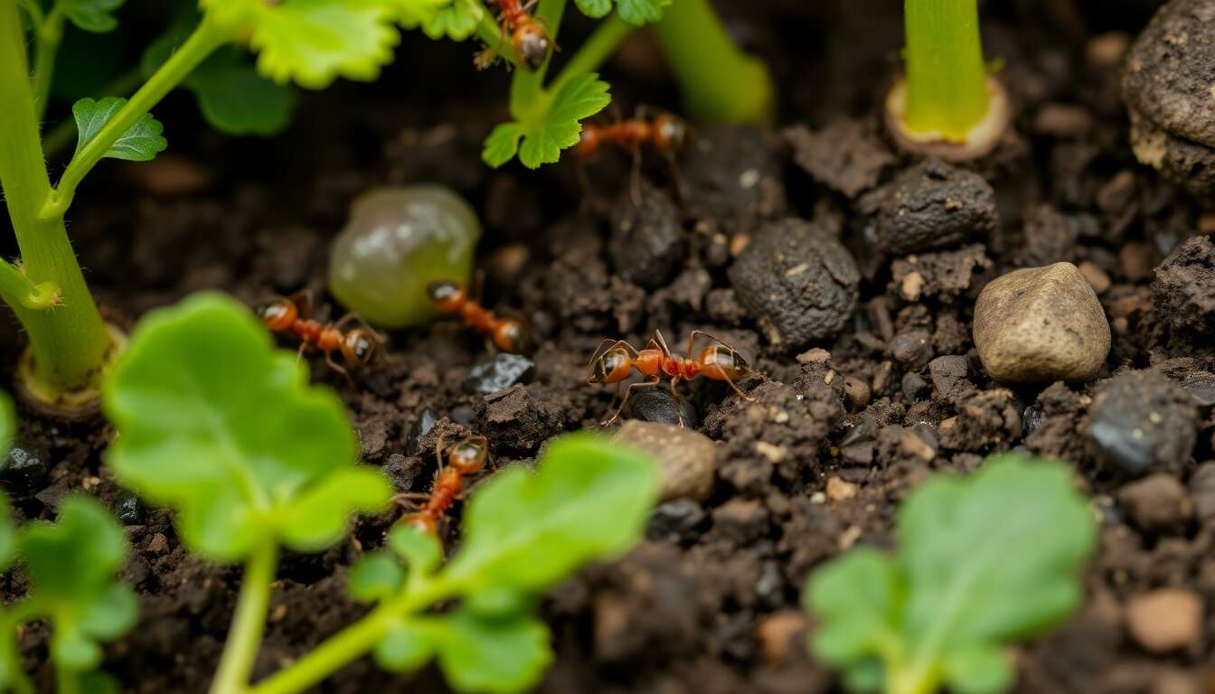 Le r&ocirc;le des fourmis dans l'&eacute;cosyst&egrave;me du potager