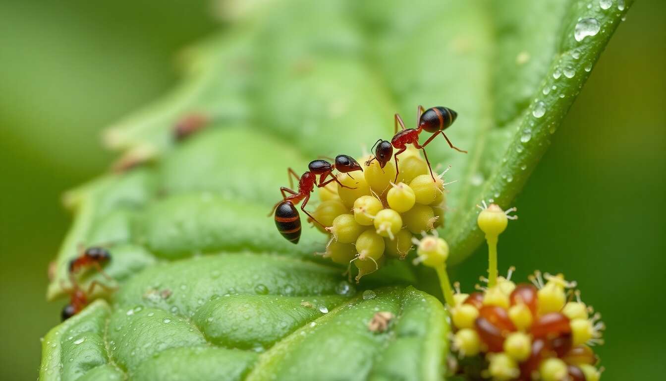 Fourmis et pucerons : un duo probl&eacute;matique