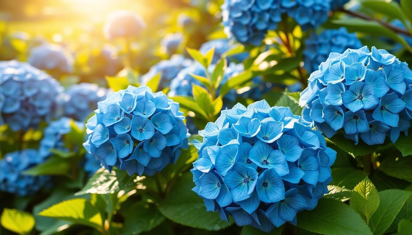 Techniques pour obtenir des hortensias bleus