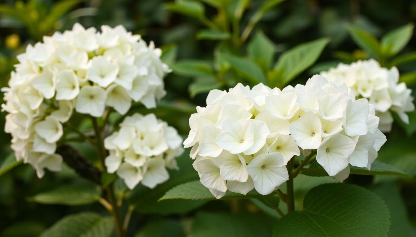 Astuces pour des hortensias blancs immacul&eacute;s