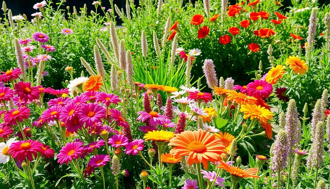 Entretien des plantes de massif annuelles et vivaces en été