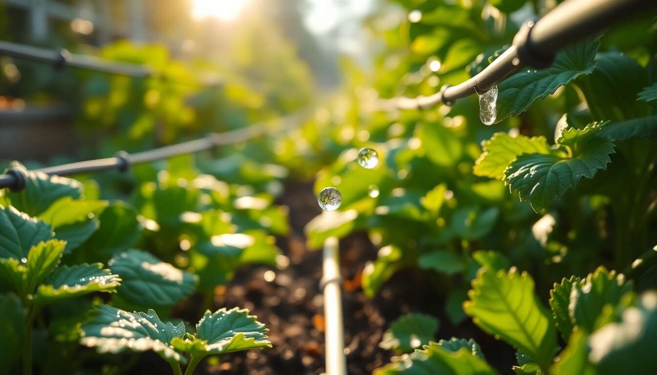 Int&eacute;grer des syst&egrave;mes d'arrosage goutte-&agrave;-goutte
