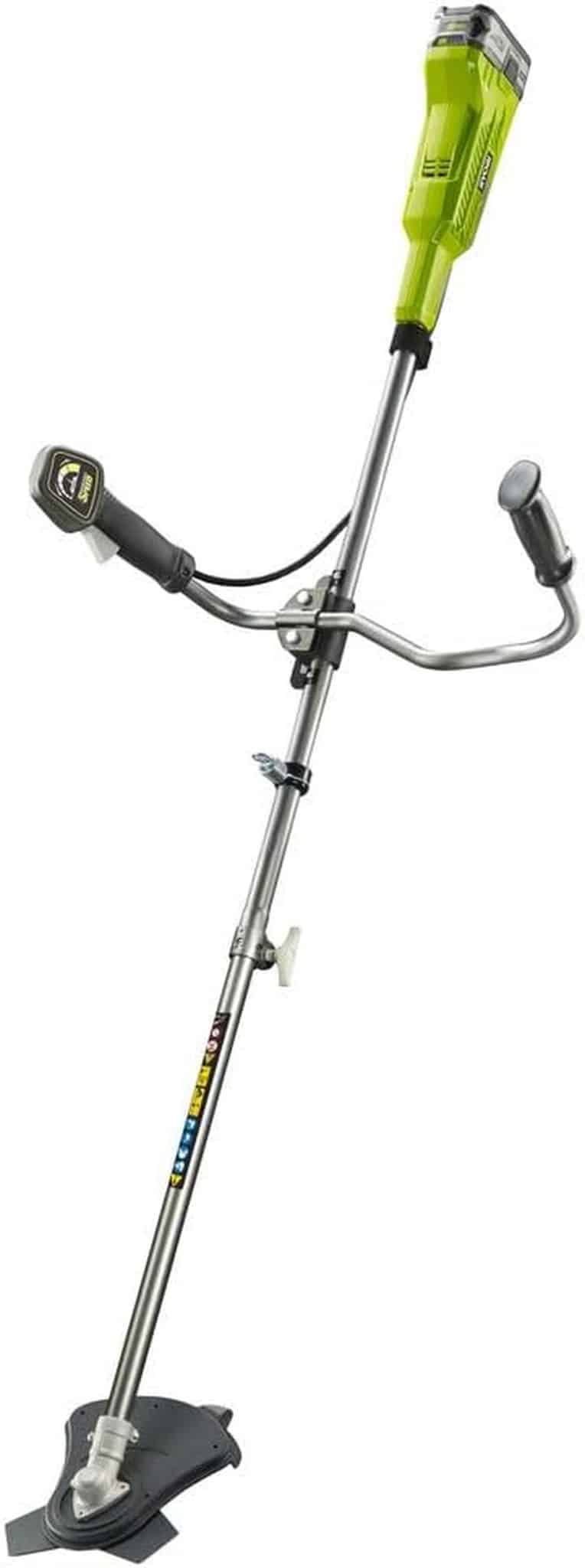 Test débroussailleuse Ryobi 18V Tri-Arc™ et batterie lithium+