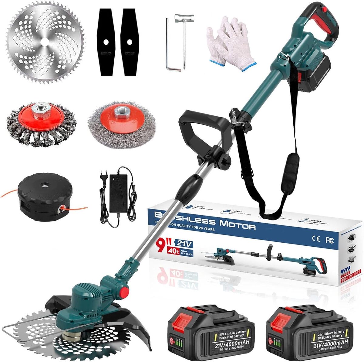 Test du coupe-bordure sans fil Hengriacly 21V 750W