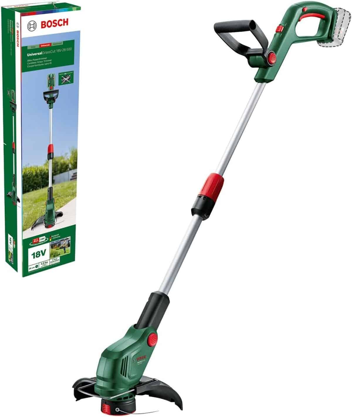 Test du coupe-bordures Bosch UniversalGrassCut 18V-26 : praticité sans fil