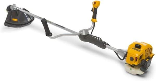 STIGA BC 555 B débroussailleuse - Moteur 1,55 KW 51,7 CC, Largeur de Coupe 45 cm, Guidon Ergonomique pour vélo, tête Tap&Go à Double Fil, Lame en métal et Harnais Double