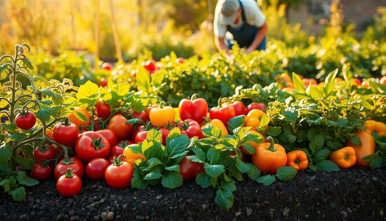 Activités au potager en septembre