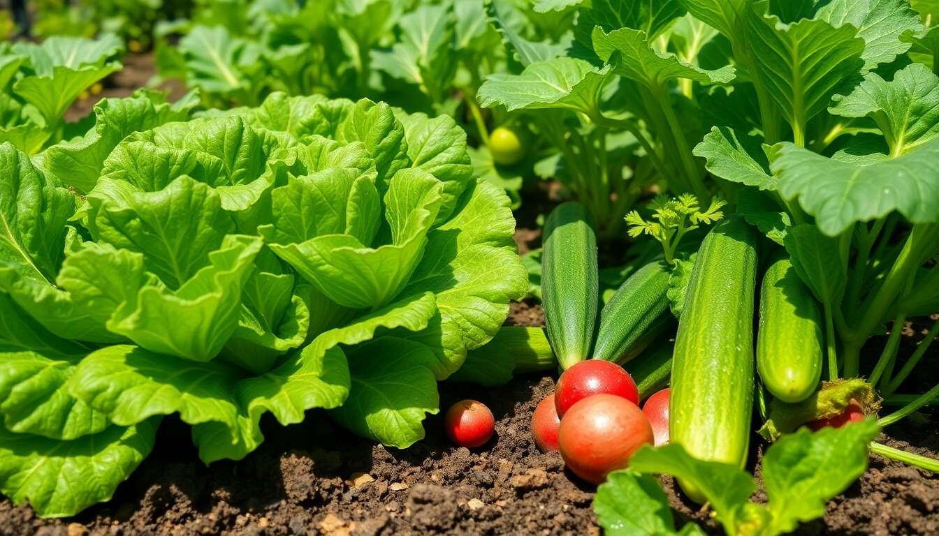 Comment arroser salades, concombres et radis ?