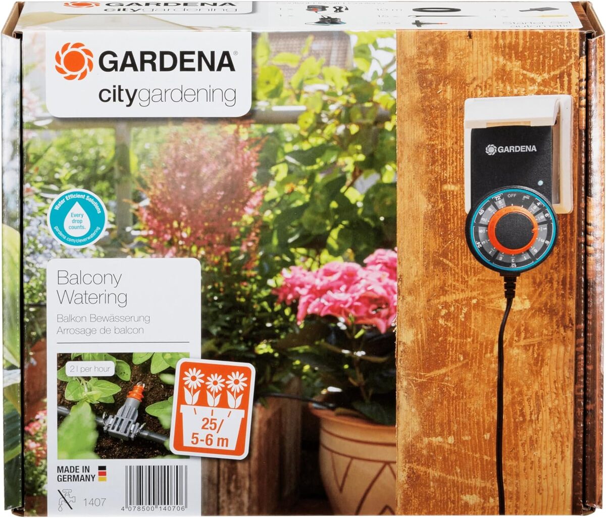 Test de l'arrosoir automatique Gardena 1407-20 : idéal pour les balcons et terrasses