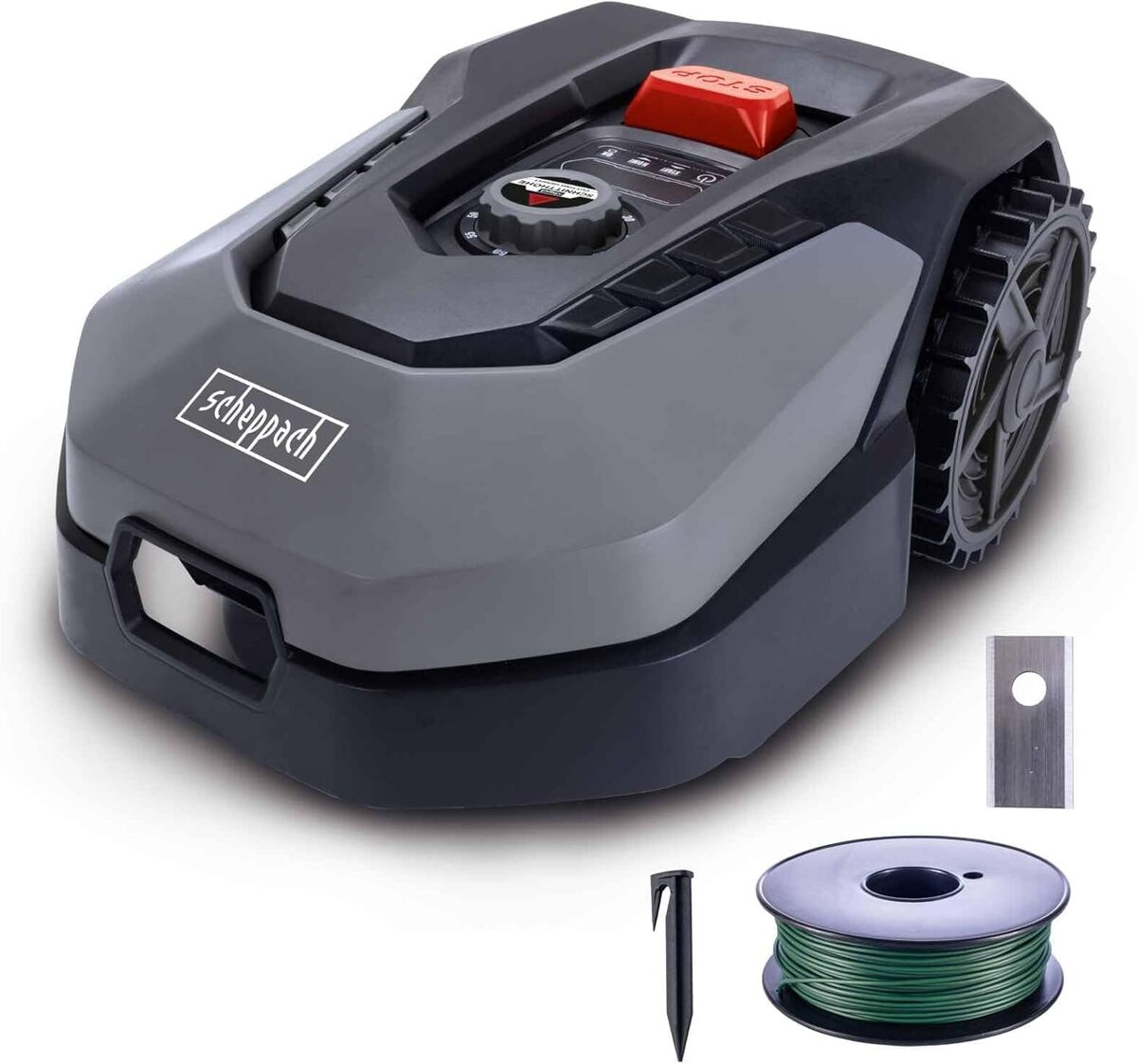 Test du robot tondeuse Scheppach XL600 : performance pour jardins de 600 m²