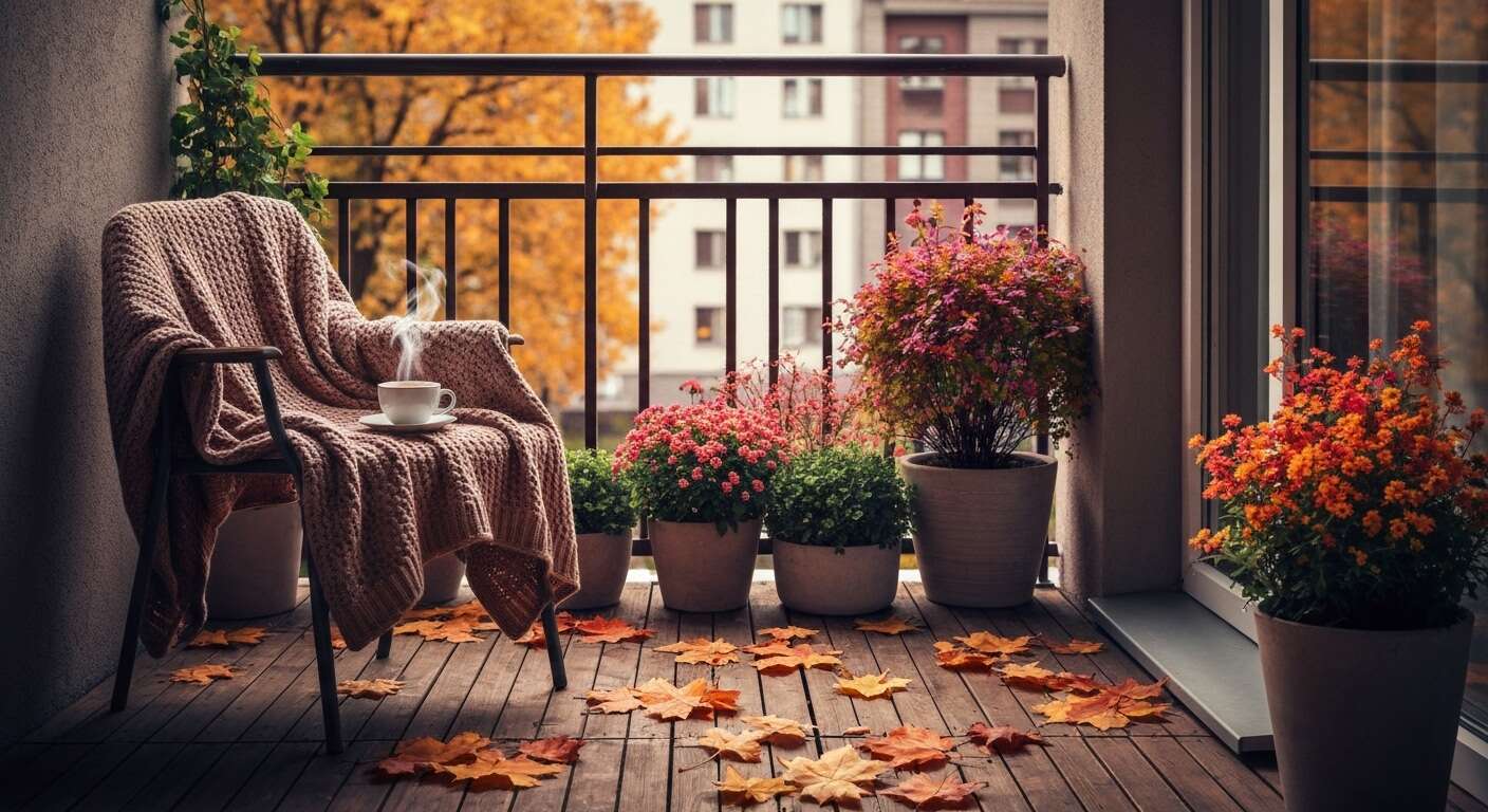 Que faire en octobre sur le balcon ou la terrasse ?