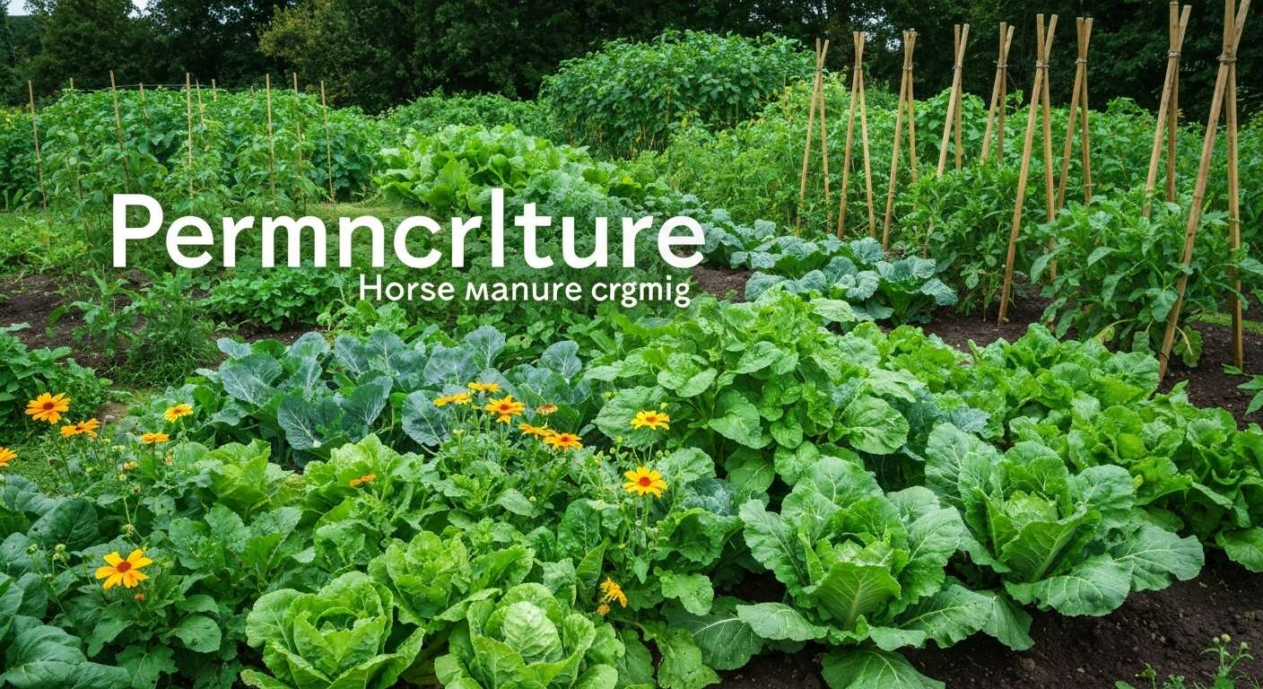Fumier de cheval en permaculture : un atout pour votre jardin bio