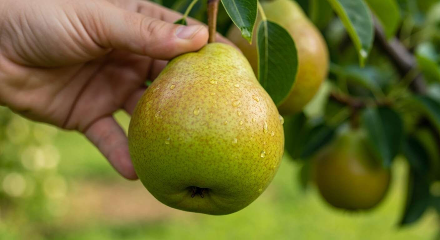 R&eacute;colte et conservation des poires