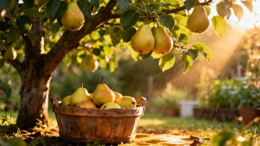 Poirier Pyrus communis : conseils pour plantation, entretien et récolte