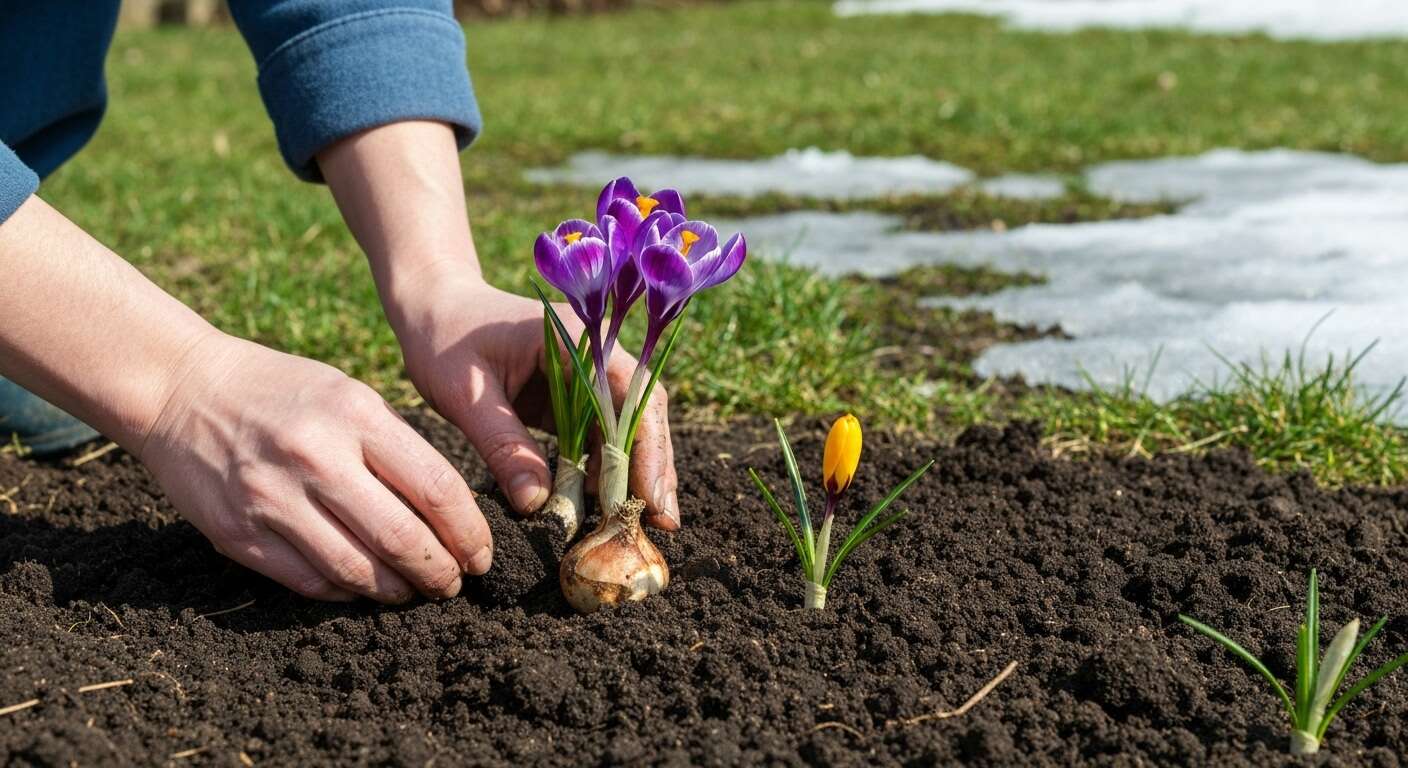 O&ugrave; et comment planter les crocus pour une floraison r&eacute;ussie