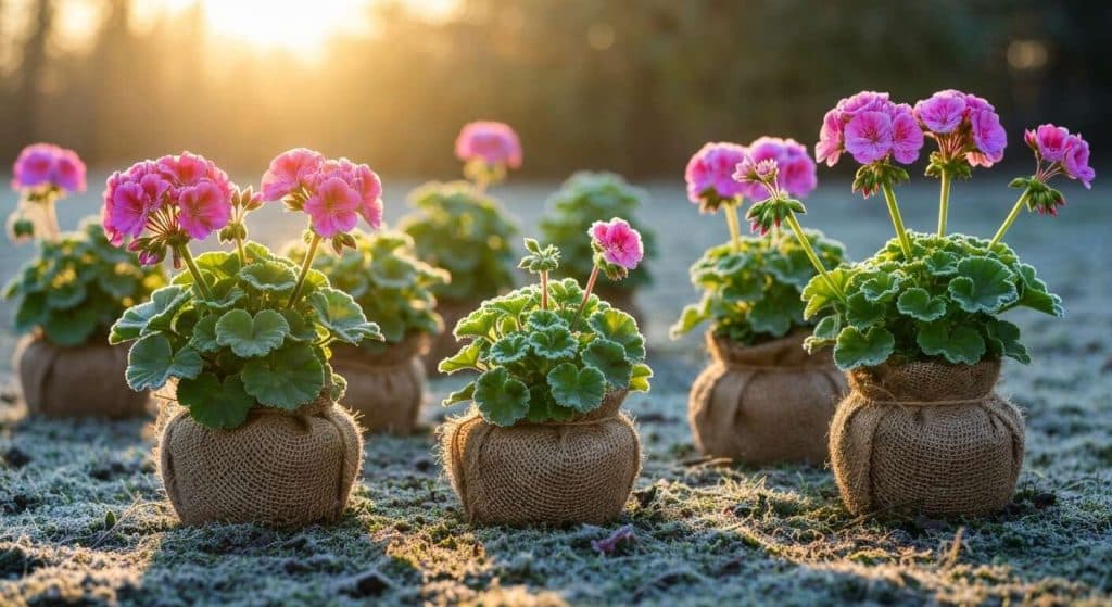 Comment protéger les géraniums et pélargoniums en hiver ?