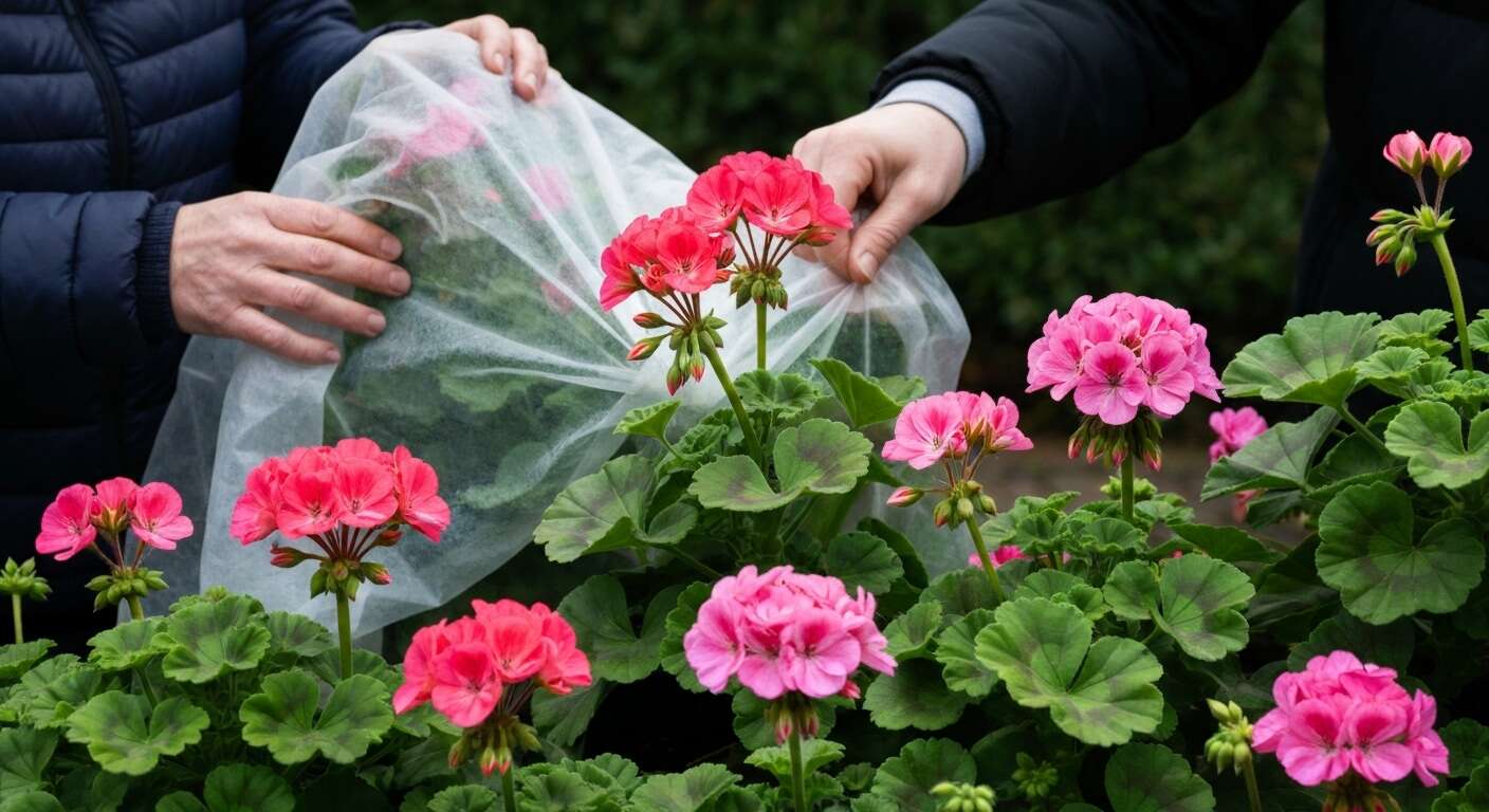 Quand rentrer les g&eacute;raniums et p&eacute;largoniums