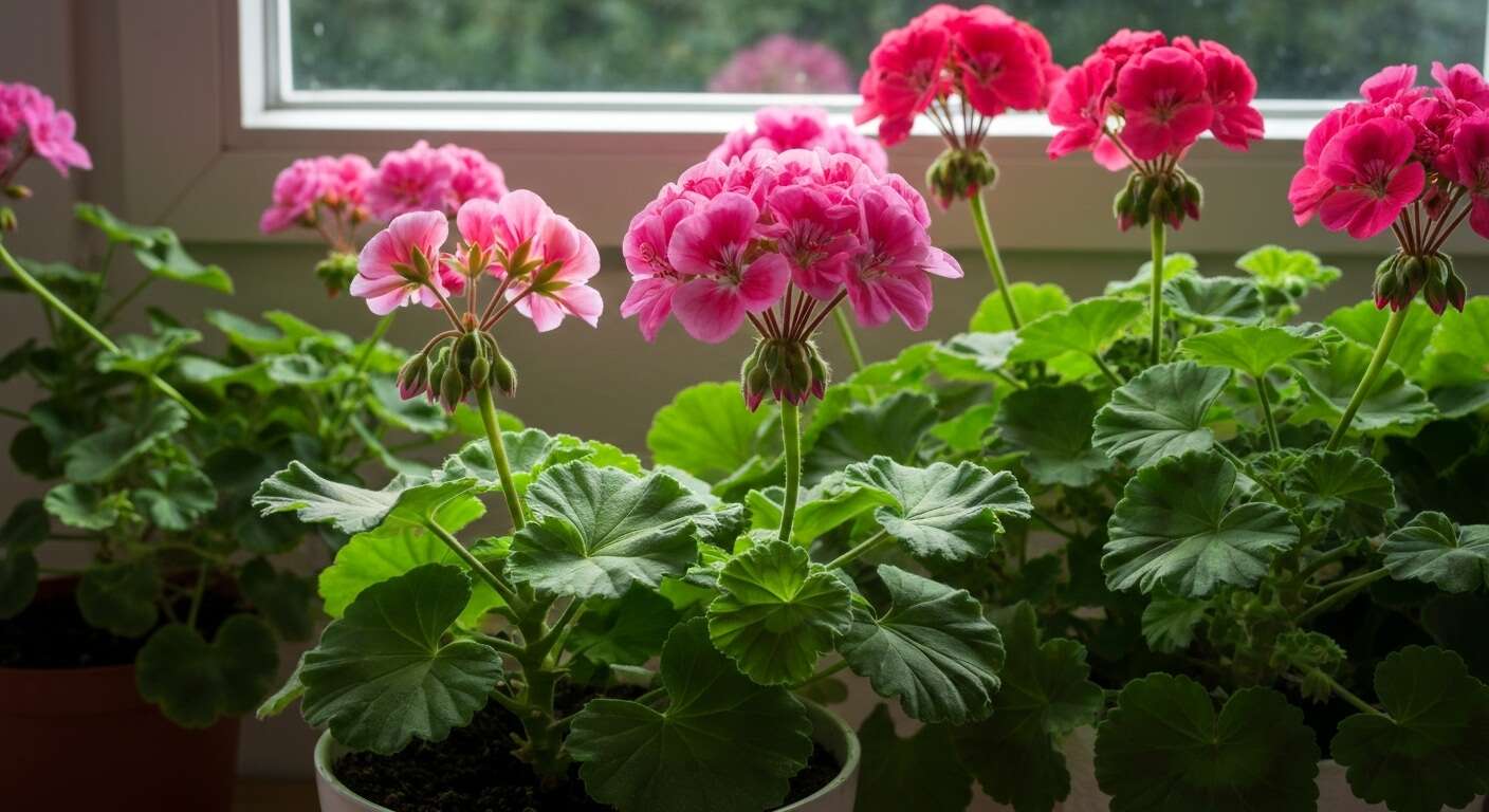 Stocker et hiverner les g&eacute;raniums &agrave; l'int&eacute;rieur