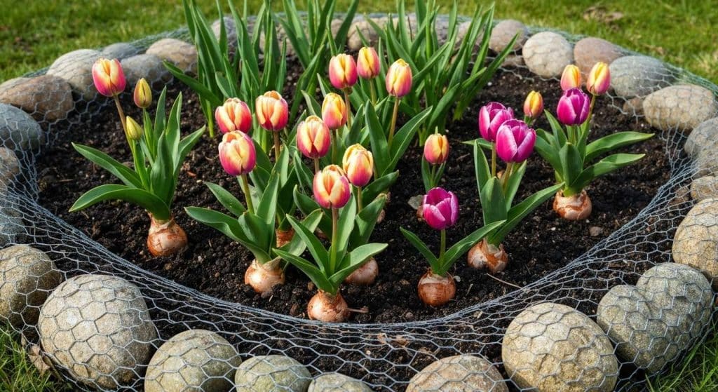 Protéger les bulbes de fleurs des rongeurs au jardin