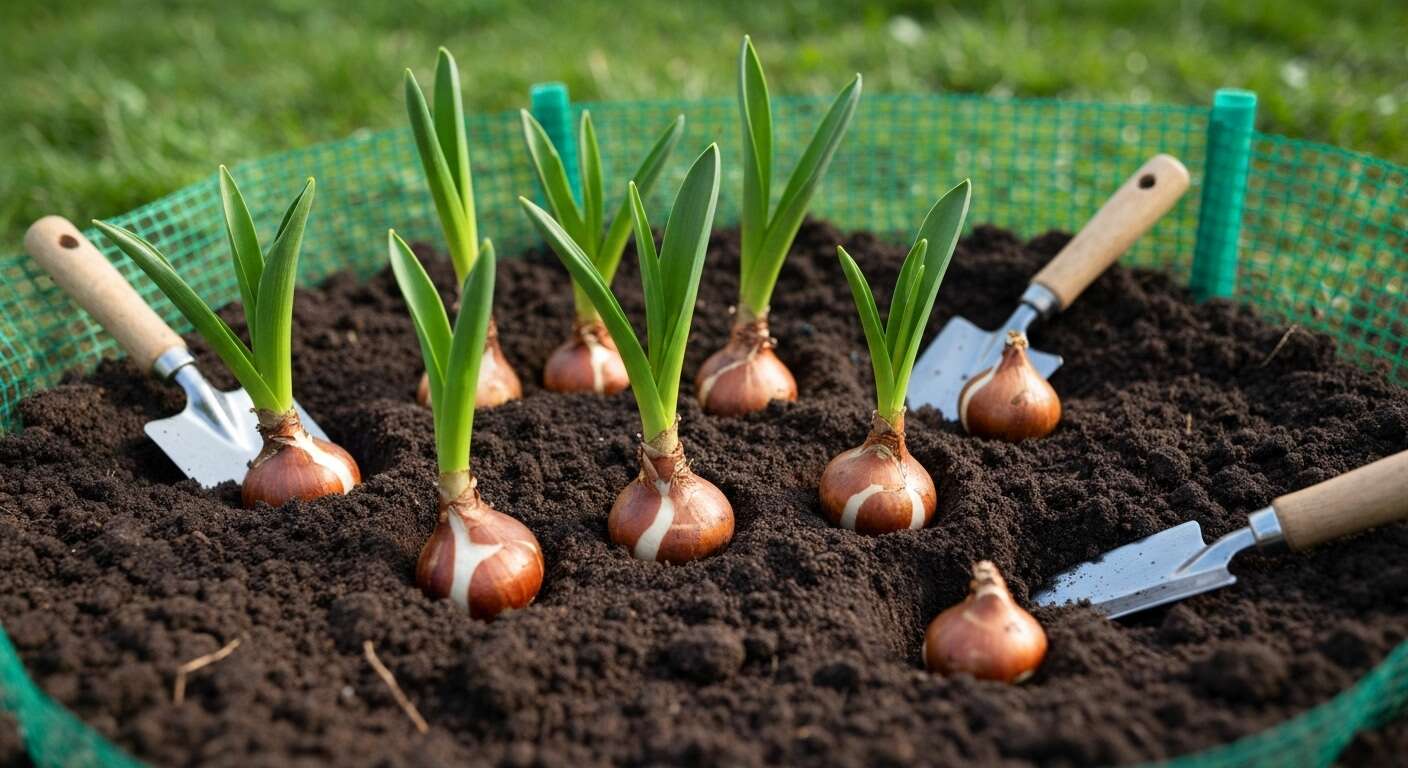 Identifier les bulbes pris&eacute;s par les rongeurs