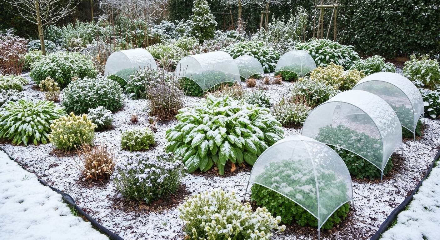 Protéger les vivaces en hiver : techniques et astuces Protéger les vivaces en hiver : techniques et astuces