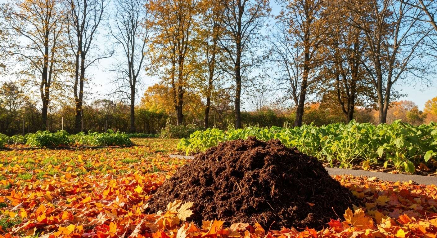 Pourquoi commencer un tas de compost en automne ?