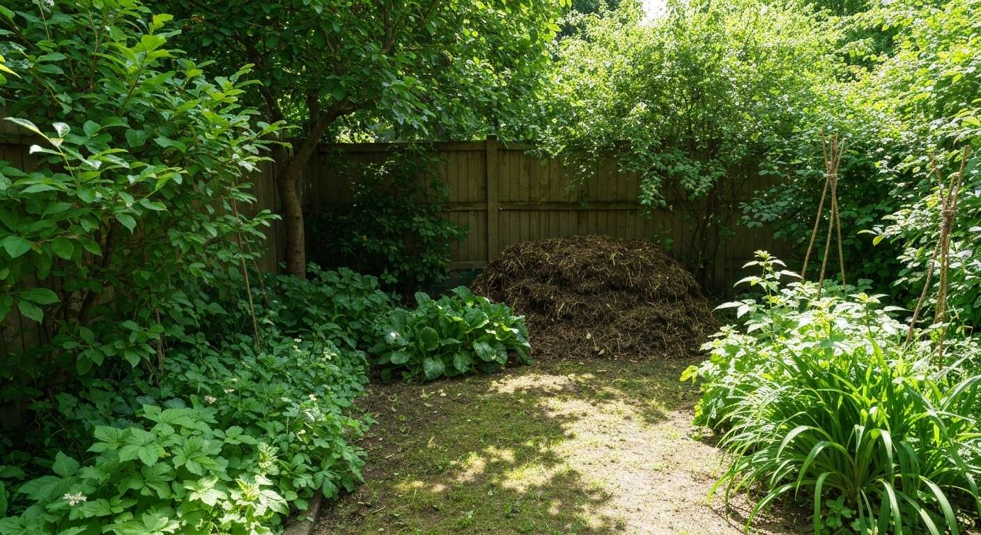 Choisir l'emplacement id&eacute;al pour le compostage en tas