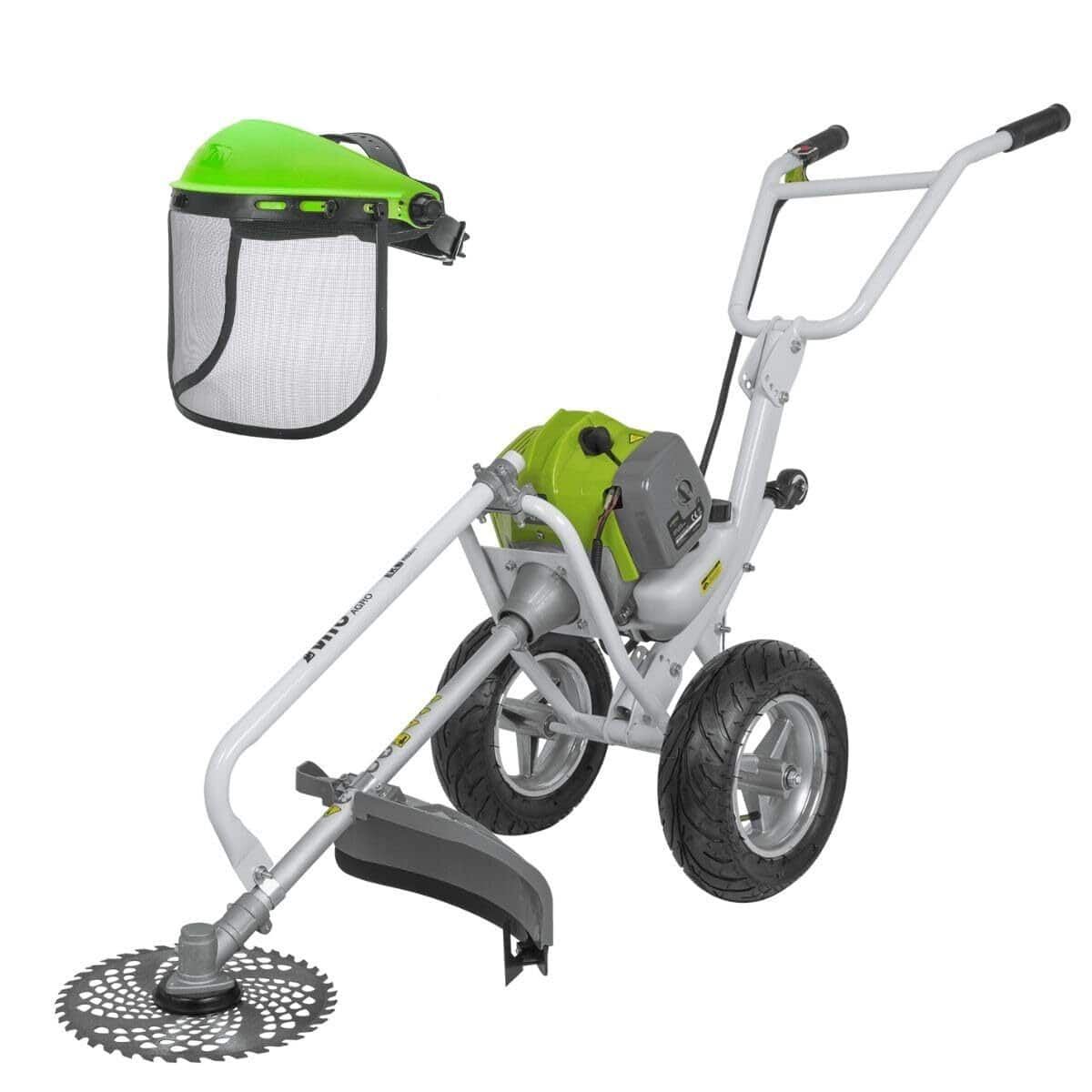 Test : débroussailleuse thermique VITO 52cm³ à roues