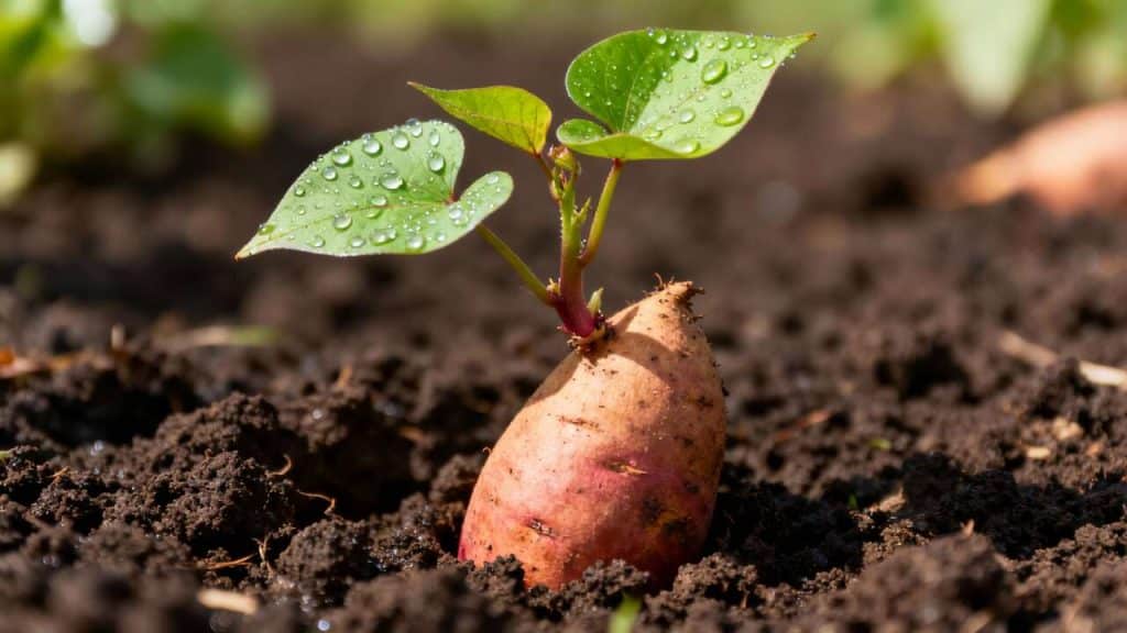 Quel est le temps de germination d'une patate douce ?