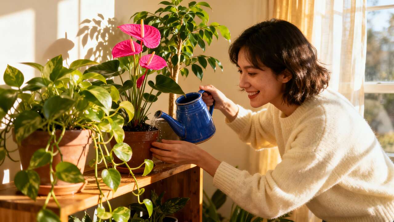 Comment arroser les plantes d'intérieur : conseils pratiques