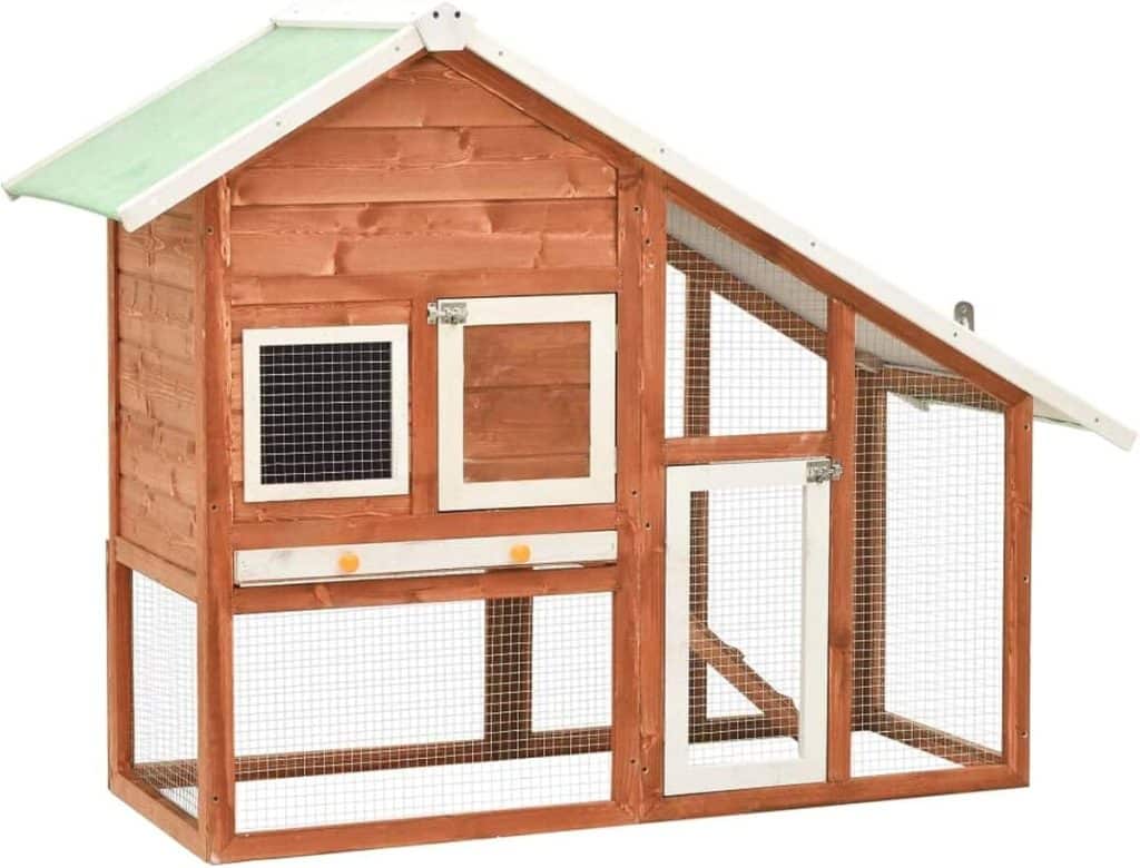 Test : clapier Tidyard rouge en bois de sapin